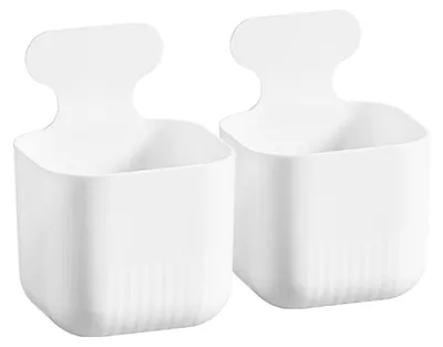 Magnetische Aufbewahrungsbox, 12,5 x 9 x 8,1 cm, weiß