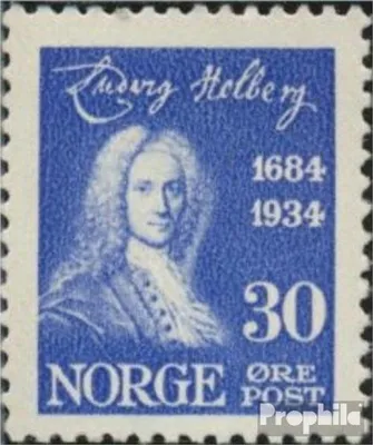Produktbild von Briefmarken Norwegen 1934 Mi 171 gestempelt Holberg