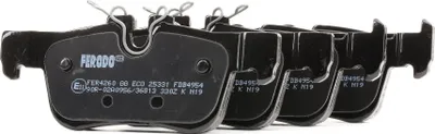 Produktbild von FERODO FDB4954 Bremsbeläge Satz Hinten für BMW 1 Schrägheck (F40) X1 (F48) 2 Active Tourer (F45) 2 Gran Tourer (F46) für MINI Schrägheck (F56)