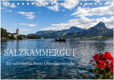 Produktbild von Salzkammergut - Die schönsten Seen Oberösterreichs (Tischkalender 2025 DIN A5 quer), CALVENDO Monatskalender