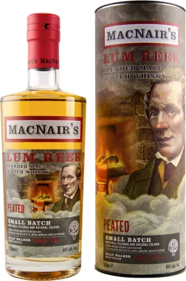 Produktbild von MacNair's Lum Reek PEATED SMALL BATCH Blended Malt Scotch 0,7l