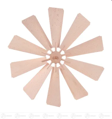 Produktbild von Flügelrad für Weihnachtspyramide - Durchmesser = 40cm von Dregeno Seiffen