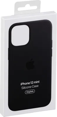 Image de Apple Silicone Backcover MagSafe pour Apple iPhone 12 Mini - Noir