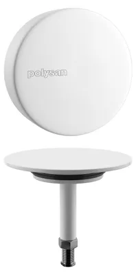 Produktbild von Polysan Obere Set der Badewannen Ablaufgarnitur, Weiß