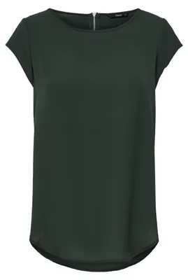 Produktbild von ONLY 15142784, Top (Kleidung), Erwachsener, Weiblich, Grün, Green / Green Gables, Kurzärmel