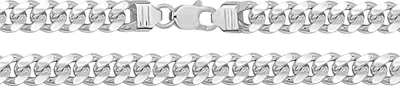 Produktbild von 925 Sterling Silber Herren - Panzer Kette - 66cm*8mm; TRS24682L26