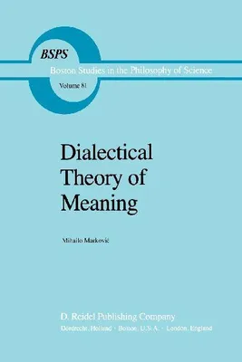 Produktbild von Dialectical Theory of Meaning