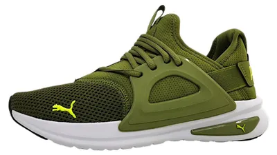 Image de Chaussures de sport Puma Enzo Evo pour hommes, chaussures d'entraînement, couleur verte, style décontracté
