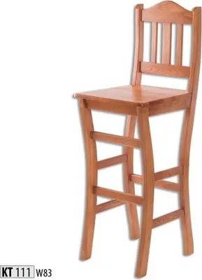 Image de Tabouret de bar Chaise de bar Tabouret en bois massif Tabouret pivotant