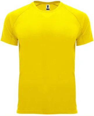 Image de Roly Sport CA0407 | T-shirt Bahreïn à manches raglan - Couleur : Yellow 03 - Taille : XXL