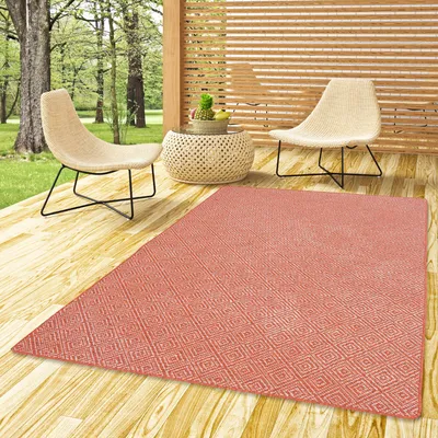 Produktbild von In- und Outdoor Teppich Beidseitig Newport Vintage Terrakotta, Größe:80x320 cm