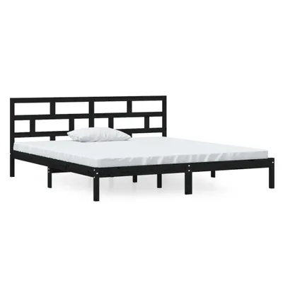 Obrázok produktu pre vidaXL Posteľ z masívneho dreva Black Pine 140x190 cm