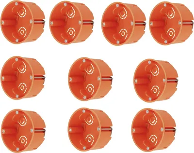 Produktbild von GAO 10 Stück Hohlraumdosen Hohlwanddosen Abzweigdose Schalterdose Gerätedose 68mm Ø x 35mm tief