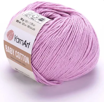 Produktbild von YarnArt Baby Baumwolle 415 Wrzos, 50% Baumwolle, 50g/165m, für Kinder & Frühling