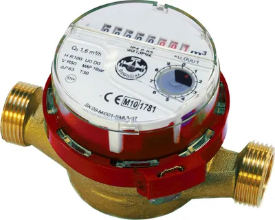 Produktbild von Wasserzähler für Warmwasser 3/4"", Durchfluss 4,0 m3/h