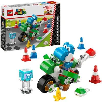 Obrázek produktu pro LEGO Super Mario Mario Kart™ – Yoshi Bike, Sada na stavění, 7 rok/roky, Plast, 133 kusů, 169 g