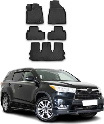 Produktbild von 2014-2018 Toyota Highlander Fußmatten TPE Schwarz 5 tlg