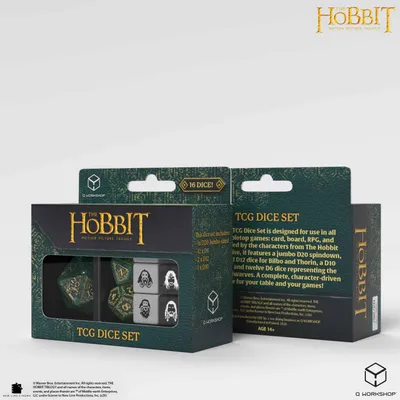 Produktbild von The Hobbit TCG Dice Set - Verdant Grove