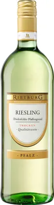 Produktbild von Rietburg Wappen - Diedesfelder Pfaffengrund Riesling QbA trocken 1 l 12%