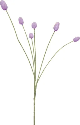 Produktbild von artplants.de Kunstzweig Distel SUANYI, lila, 65 cm - Künstliche Blume