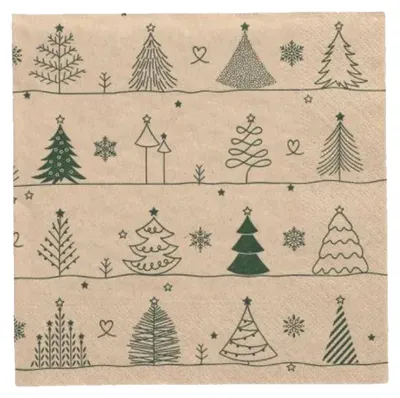 Image de Serviettes de table PAPSTAR à motif "X-Mas Trees