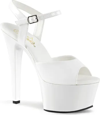 Produktbild von ASPIRE-609 Damen Sandale von Pleaser, Weiß  , EU 36, US 6