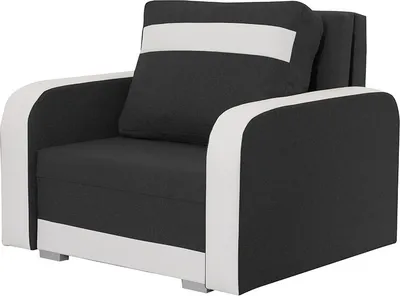 Produktbild von CONDI Sessel mit Schlaffunktion - Schwarz/Weiß