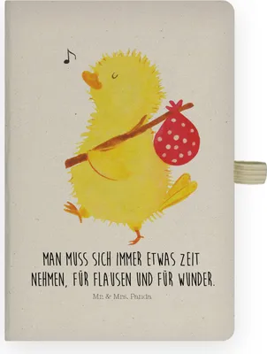 Produktbild von Mr. & Mrs. Panda Skizzenbuch Küken Wander - Transparent - Geschenk, Ostern, Ei, Frohe, notizbuch, Tagebuch, Kladde, Zeit, Journal, a4, Liebe Grüße, Weltenbummler