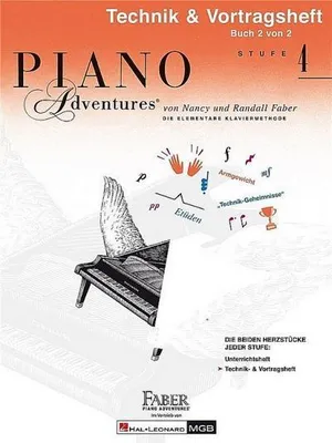 Produktbild von Piano Adventures Technik Vortragsheft 4