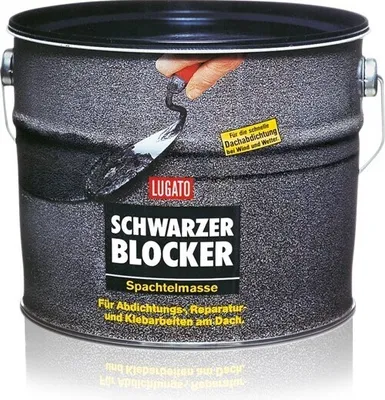 Produktbild von Lugato Schwarzer Blocker Spachtelmasse 5 kg