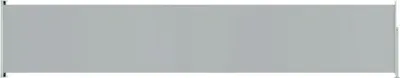 Image de Auvent latéral rétractable de patio 117x600 cm Gris