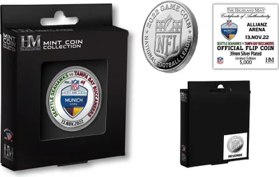 Produktbild von NFL Munich Game 2022 Official Flip Coin (39mm) Münze, silber