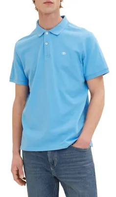 Produktbild von Tom Tailor Poloshirt Basic Polo Kurzarmshirt mit Logo-Stickerei
