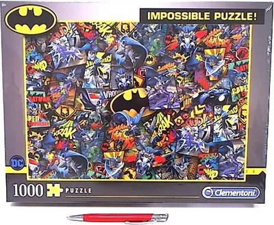 Produktbild von Clementoni DC Comics Impossible Puzzle Batman (1000 Teile) CLMT39575
