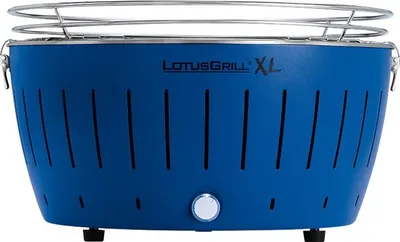 Produktbild von LotusGrill G-435 Holzkohlegrill XL 40,5cm blau mit USB Anschluss