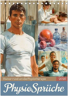 Produktbild von Physiosprüche (Tischkalender 2026 DIN A5 hoch), CALVENDO Monatskalender