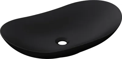 Produktbild von Mai & Mai  Waschbecken Aufsatzwaschbecken Brüssel858 Waschschale Waschbecken in Schwarz matt aus Keramik inkl. Nano-Versiegelung
