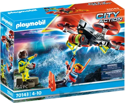 Produktbild von PLAYMOBIL City Action 70143 Seenot: Taucher-Bergung mit Rettungsdrohne