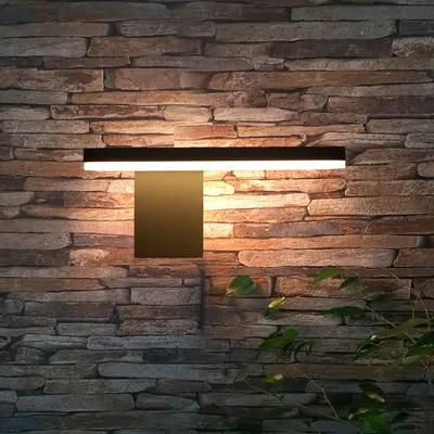Produktbild von MODERNE LED Außenwandleuchte Wandleuchte 10W warmweiß schwarz Wandlampe Wandleuchte Außenlampe Lampe 17503