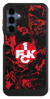Produktbild von NIVOCASE Hülle für Samsung Galaxy A16 5G  Handyhülle NIVOcore Case Schwarz 1. FC Kaiserslautern 1. FCK Logo