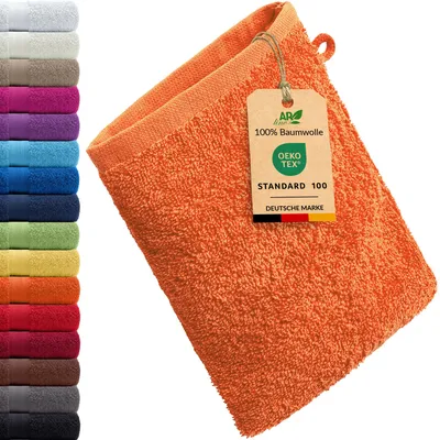 Produktbild von AR Line ARIZONA Handtuch-Serie – 500 g/m² Frottier in 9 Größen verfügbar, Größe: Waschhandschuh 15x21 cm, Farbe: Terra