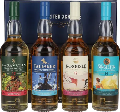 Produktbild von Diageo - Special Releases 2023 - Geschenkset - 4x 200ml - Single Malt Whisky
