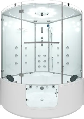 Produktbild von Dampfdusche Whirlpool Dusche Duschkabine K60-WS-TH 140x140cm
