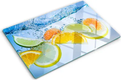 Obrázek produktu pro Kryt varné desky – Kryt na indukční desku – Ochranná skleněná deska – 80x52 cm– Skleněné ochranné desky na sporák –Tvrzené sklo –Citrusová voda