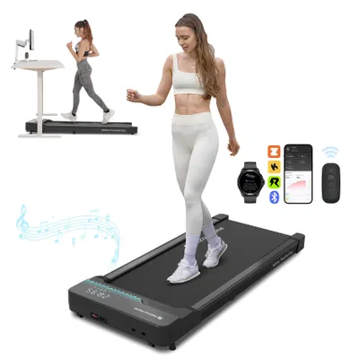 Produktbild von Mobvoi Walking Pad Smart KI Untertisch-Laufband, tragbares 2-in-1 Laufband für Zuhause & Büro, Gehen & Joggen, TicSports, 6km/h, Platzsparende 120kg