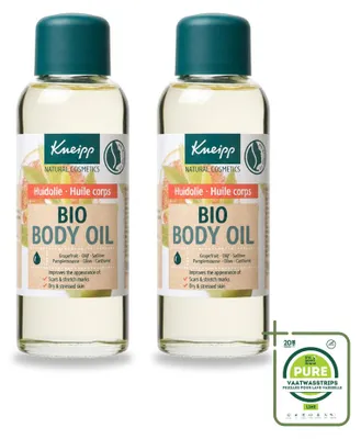 Image de 2 flacons de Kneipp Bio Plus Hautöl - pour les vergetures et les cicatrices - 100 ml - lot de 2
