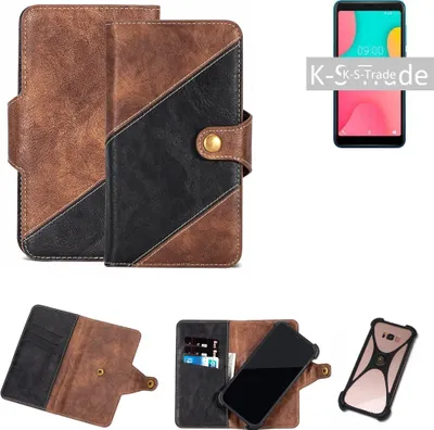 Produktbild von K-S-Trade Handy Hülle Schutz Hülle Schutzhülle Bookstyle Case kompatibel mit Nokia 3.1 Handy Cover Hülle Schutztasche 1x