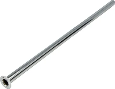 Produktbild von tecuro Kupferrohr, weich, Ø 10 mm x 300 mm, mit 1/2 Zoll Bördelrand, glanzverchromt