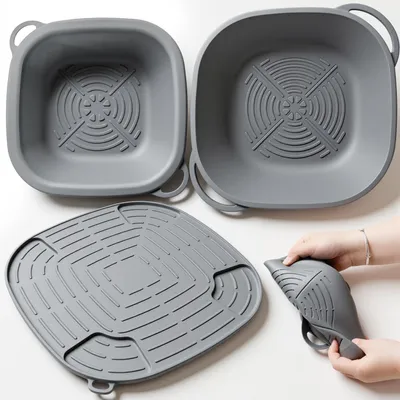 Silikonform für Heißluftfritteuse, BPA-frei, 0,54 kg