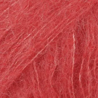 Immagine prodotto di Gocce Spazzolato Alpaca Seta Uni Colore 06 Corallo Filati per maglieria